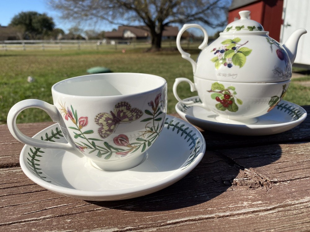 6pc Portmeirion Tea Set