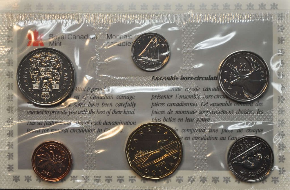 1993 Canada Uncirculated Proof-Like Set