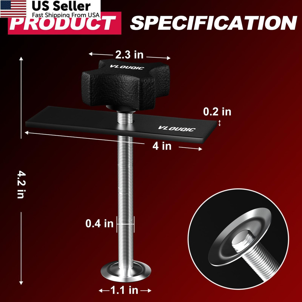 Brake Caliper Compression Tool, Heavy Duty Pad Spreader Large, Black