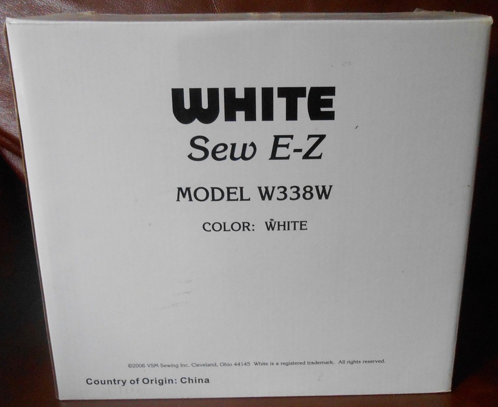 White Sew E-Z Model W338 Mini Sewing Machine
