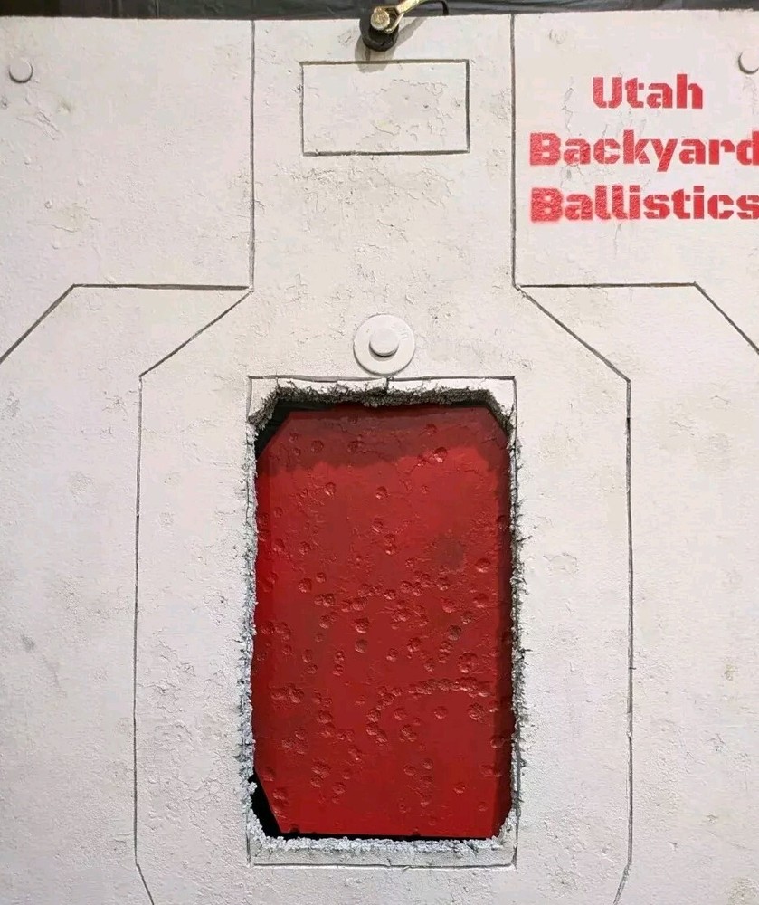 Utah Backyard Ballistics Self-healing Silhouette Target