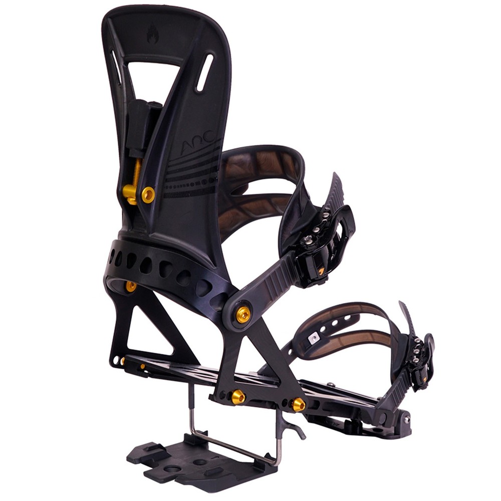SPARK R&D Arc ST Pro Black/Gold Small Splitboard Bindings (B21052526)