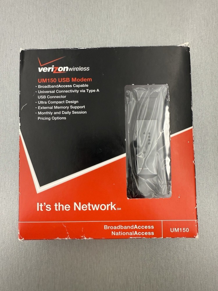 Verizon Wireless UM150 USB Modem Broadband Access Compact Design