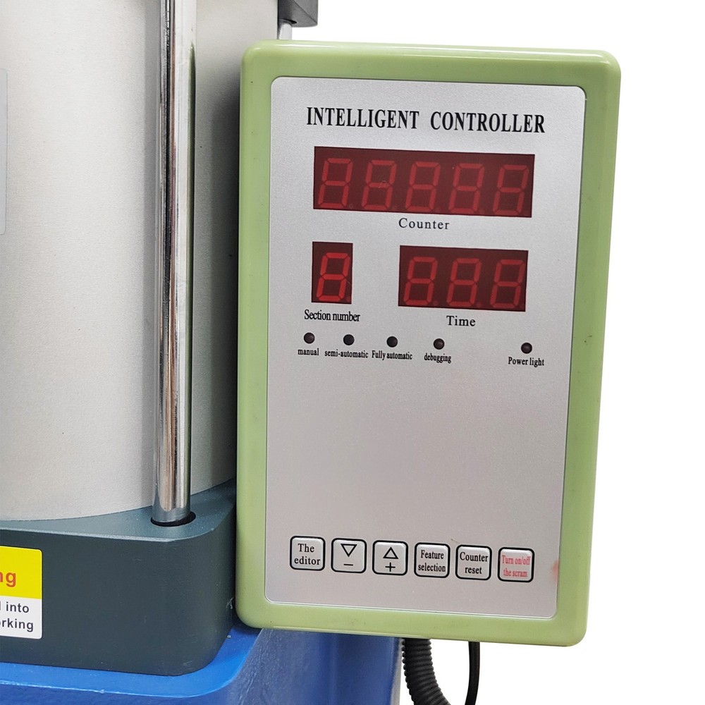 110V 1763lbs Double Column Pneumatic Punch Press Machine Controller 3.94-1.96in