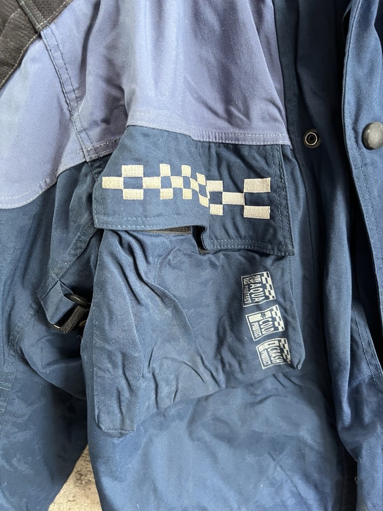 Bering motorcycle jacket XL Blue Armoured