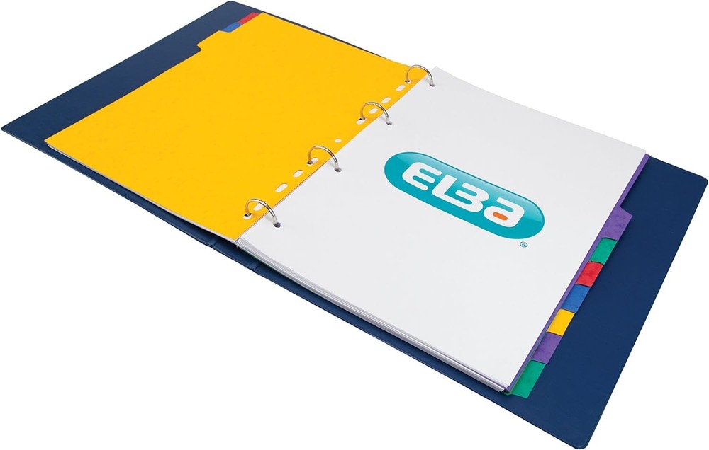 Elba A4 10 Part Pressboard Divider 1 Multi