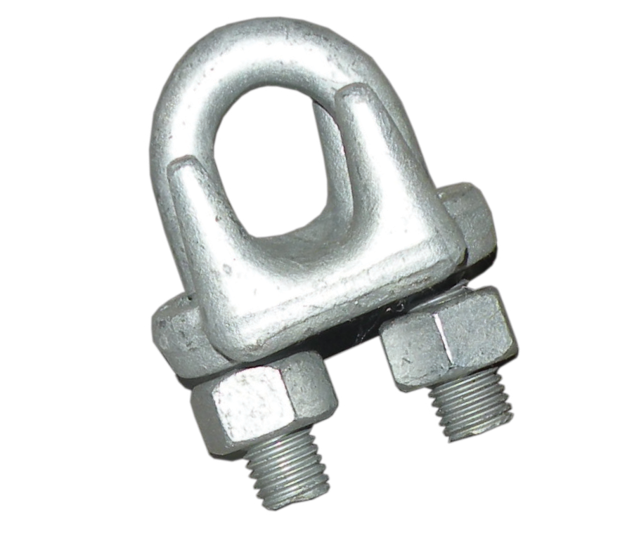 1" Drop Forged Heavy Duty Galvanized Wire Rope Clips (4-Pack)
