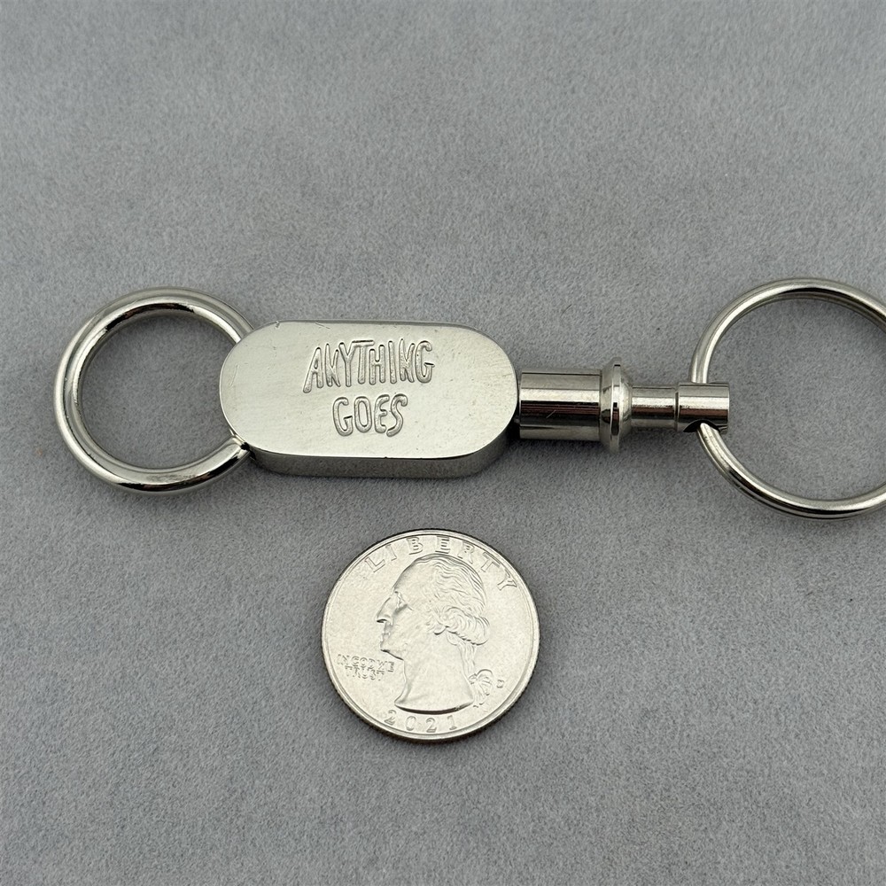 Kahlua Anything Goes Pull A Part Metal Keychain Key Ring #60654