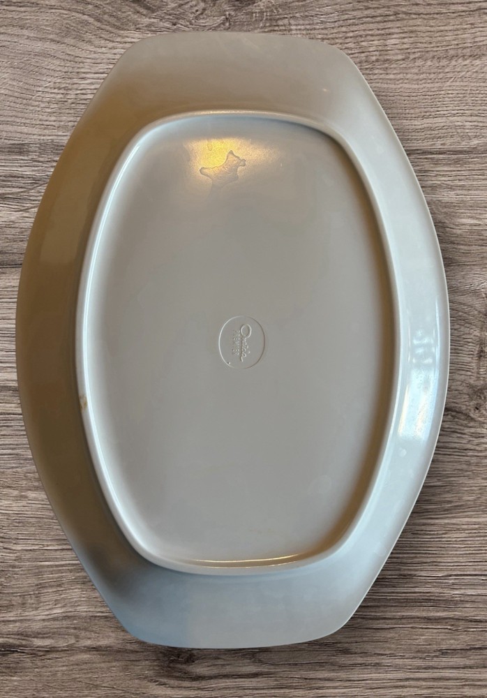 Oneida Premiere Melamine Platter Daisy Pattern Vintage 14+”