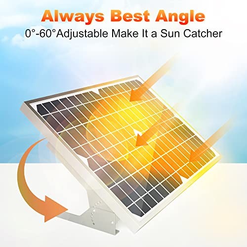 Solar Panel Mount - 13.8in Stand, Angle Adjustable (0-60 Mount Bracket