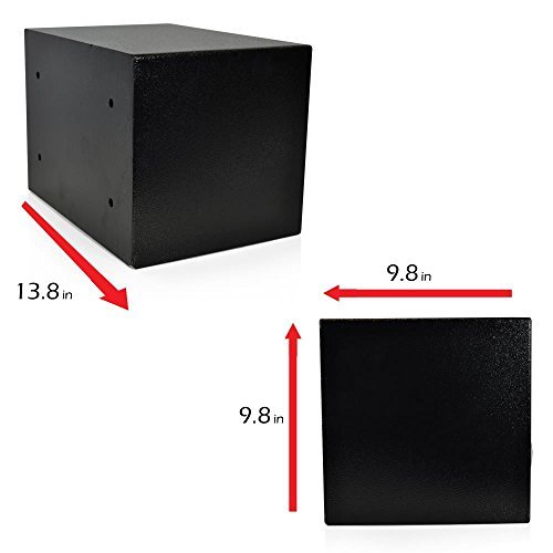 SereneLife Fingerprint Electronic Safe Box Security Box, Includes Keys