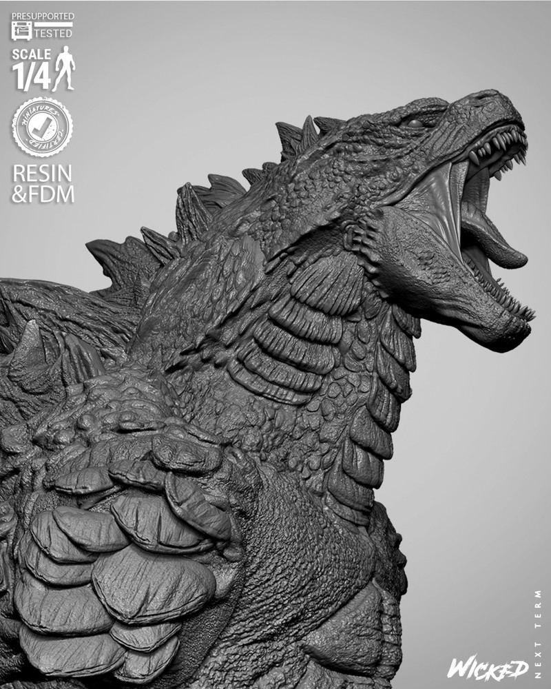 Godzilla Resin Bust Model Kit Unpainted/Unassembled