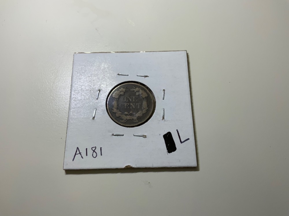 1857 United States Flying Eagle Cent 1c