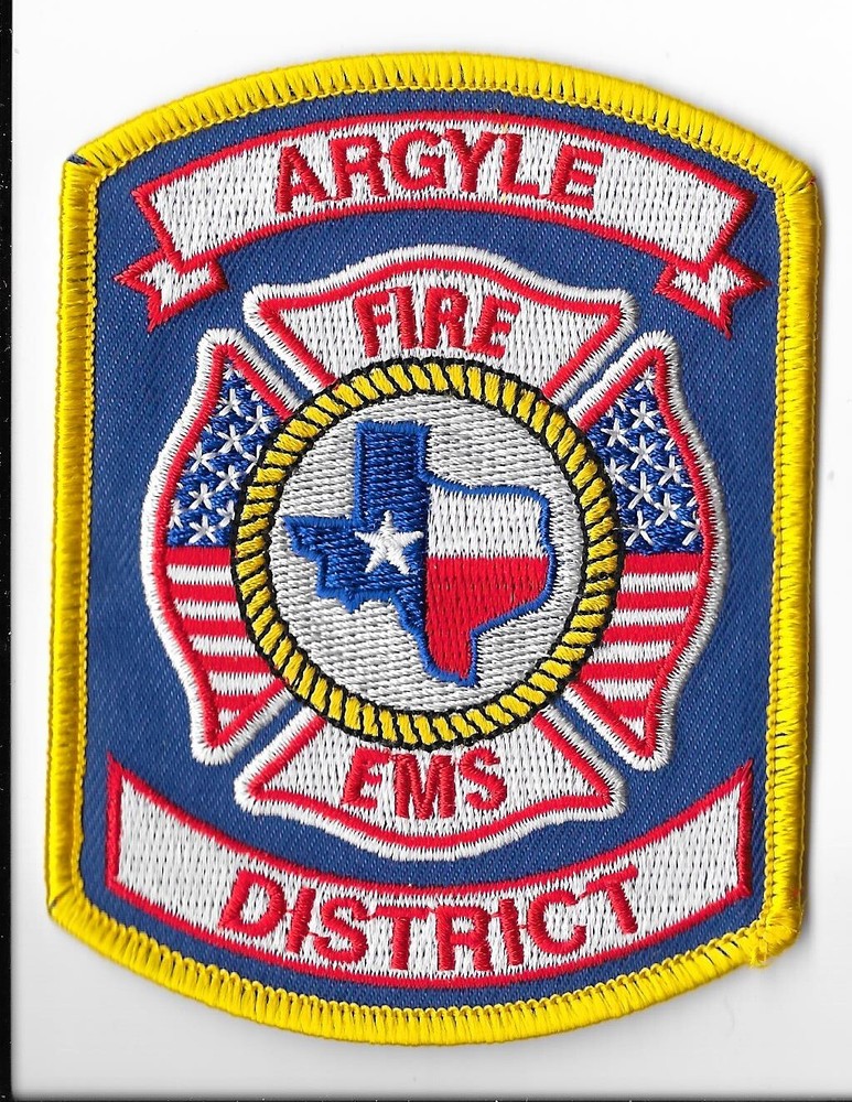 Argyle Fire District, Texas Shoulder Patch V1