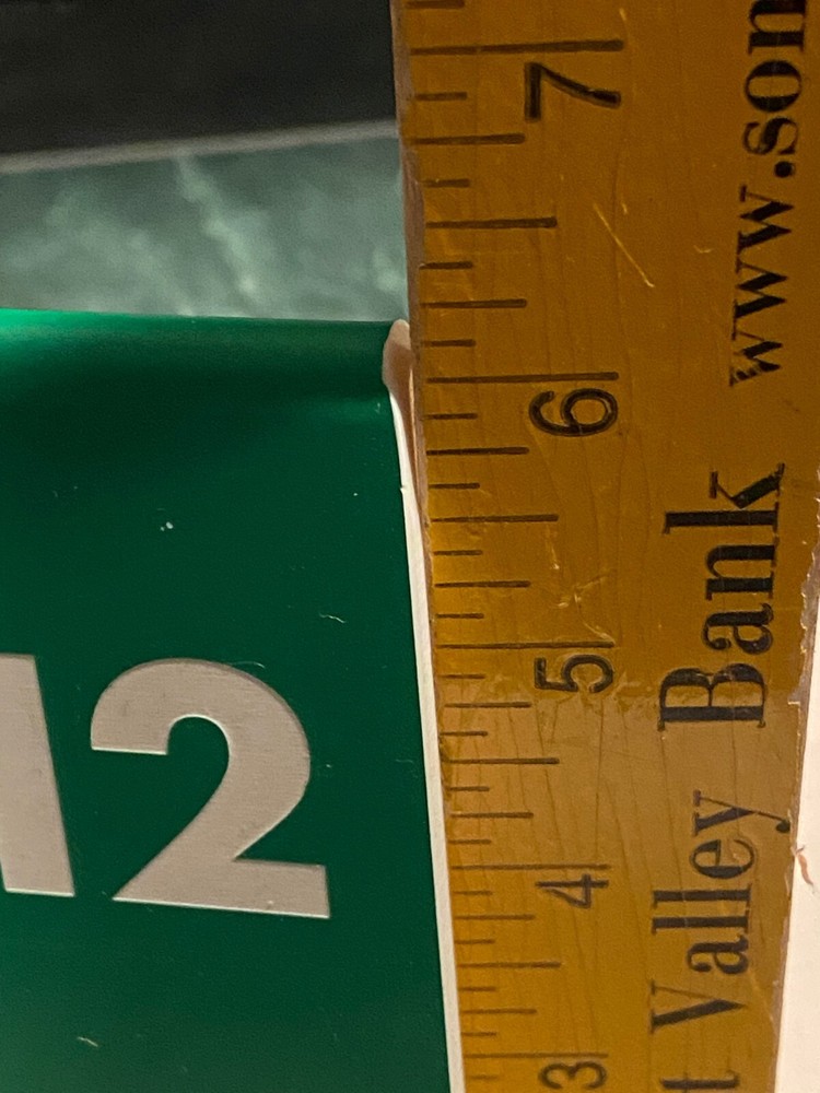 Shake Shack #12 Plastic Green Table Tent *Pre Owned* ddd1