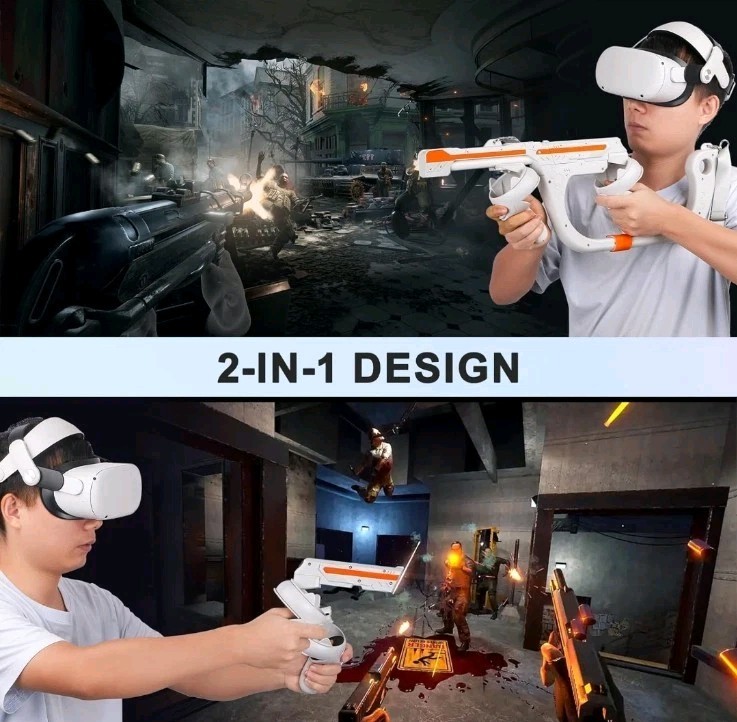 HUIUKE VR Controllers Holding Game Accessories for Meta Quest 2