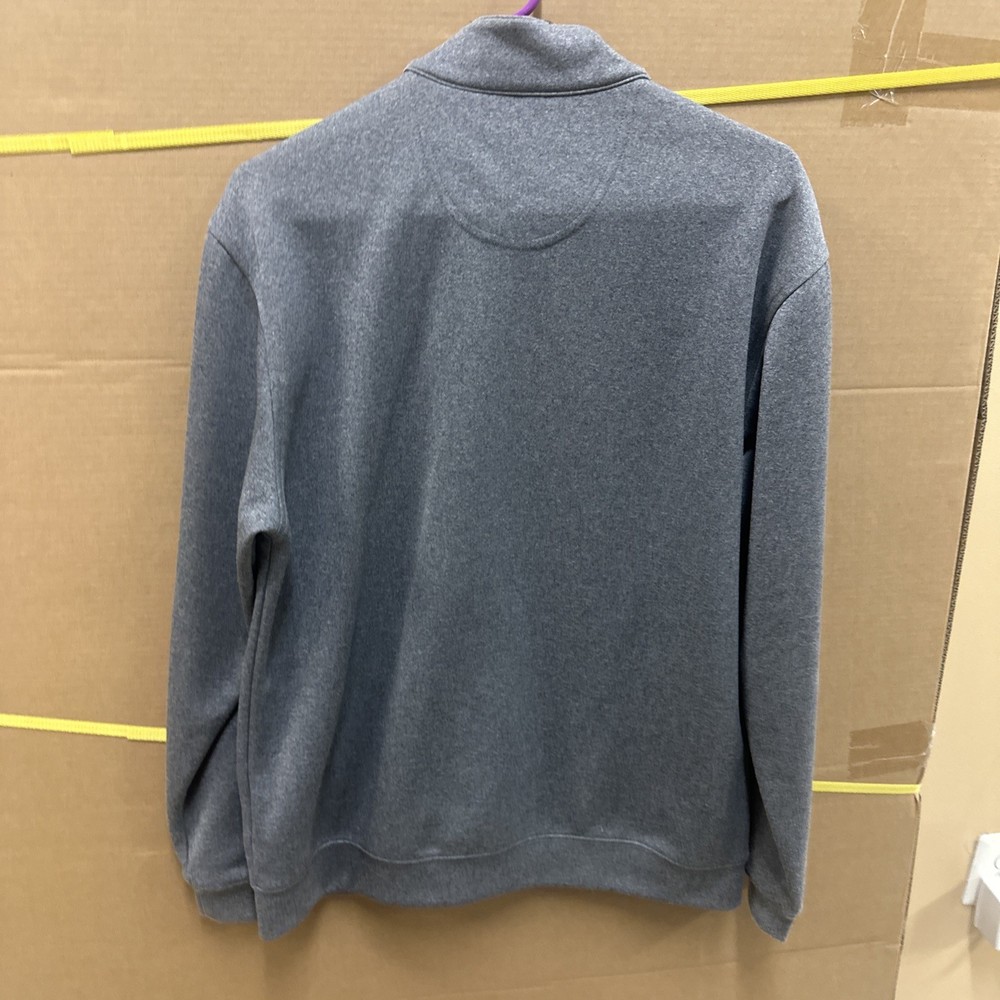 Pebble Beach Full Zip Polyester Jacket Men's Medium Gray Performance