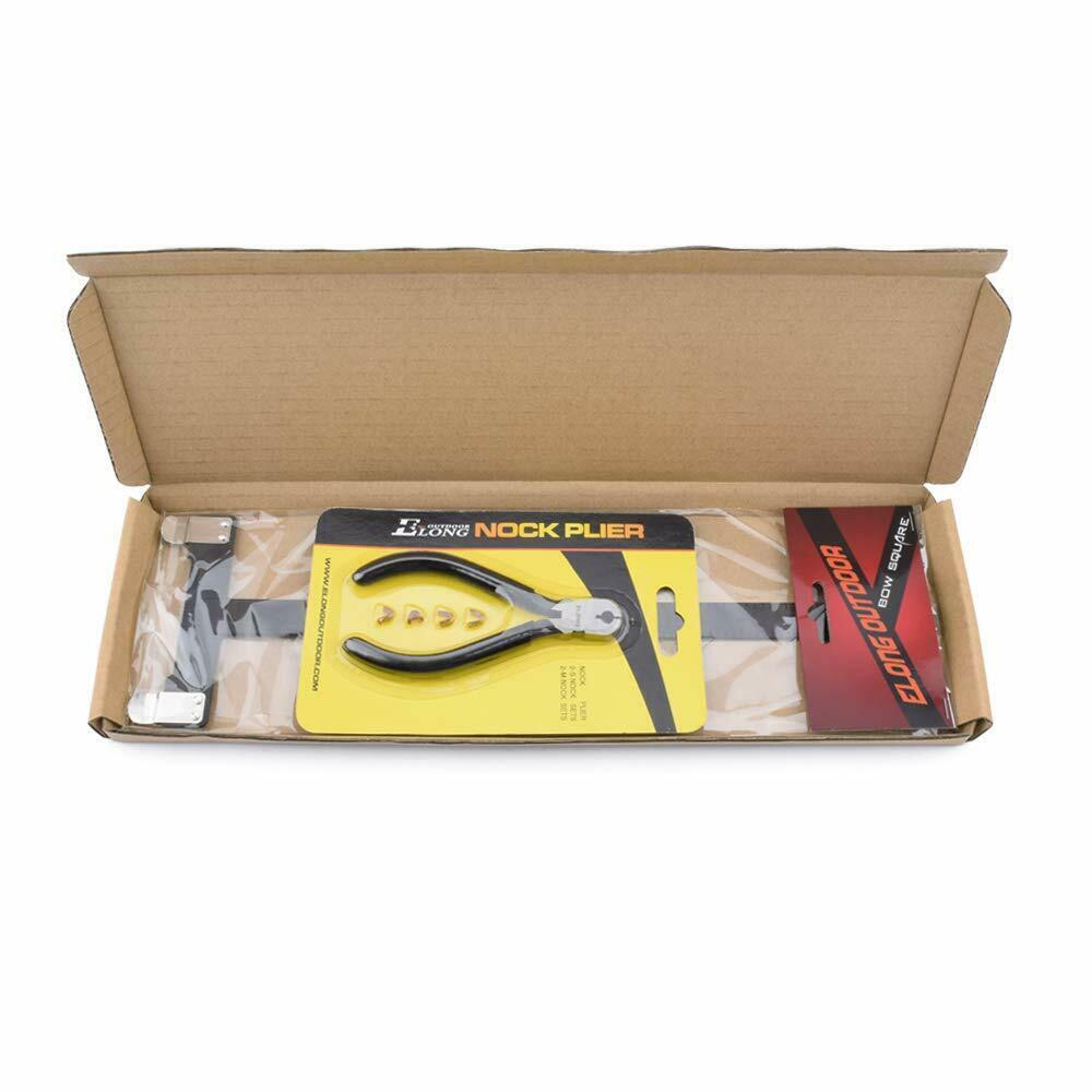 Bow String Nocking Buckle Plier BowString Nock +Bow T Square Measure Tool