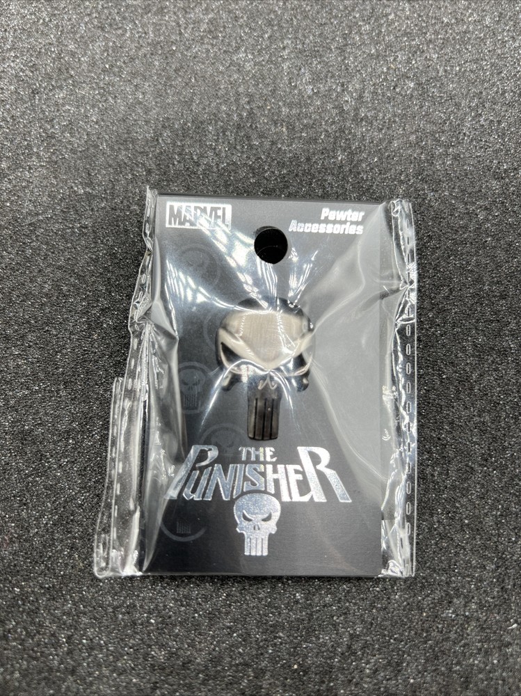 Marvel Comics NEW * Punisher Logo Lapel Pin * Pewter Charm Marvel Licensed