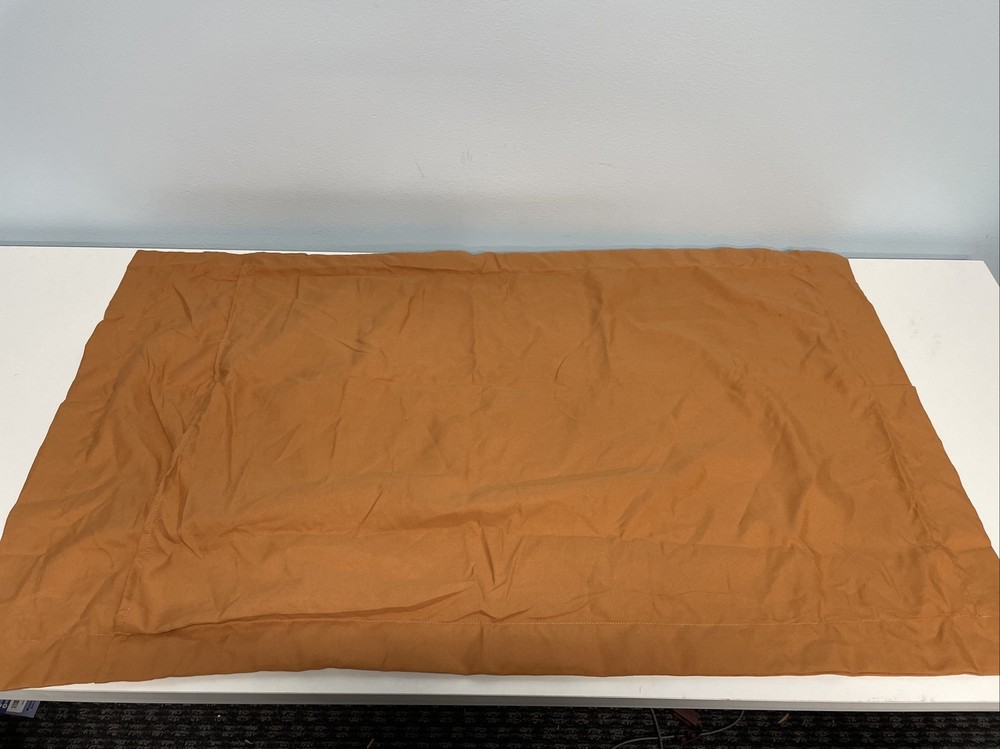 King Sham Orange Microfiber NEW (No Tags) Single 20x36