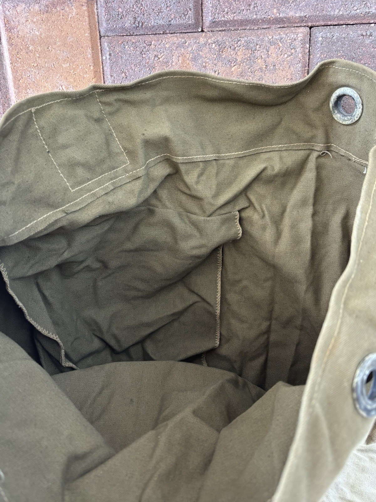 ORIGINAL WWII US ARMY INFANTRY SOLDIER GI DUFFLE BAG- TWEEDIE, 1944