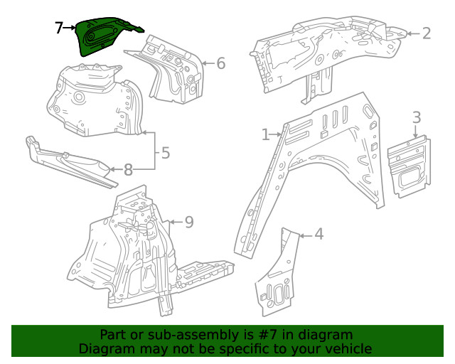 Genuine GM Support Brace 60007219