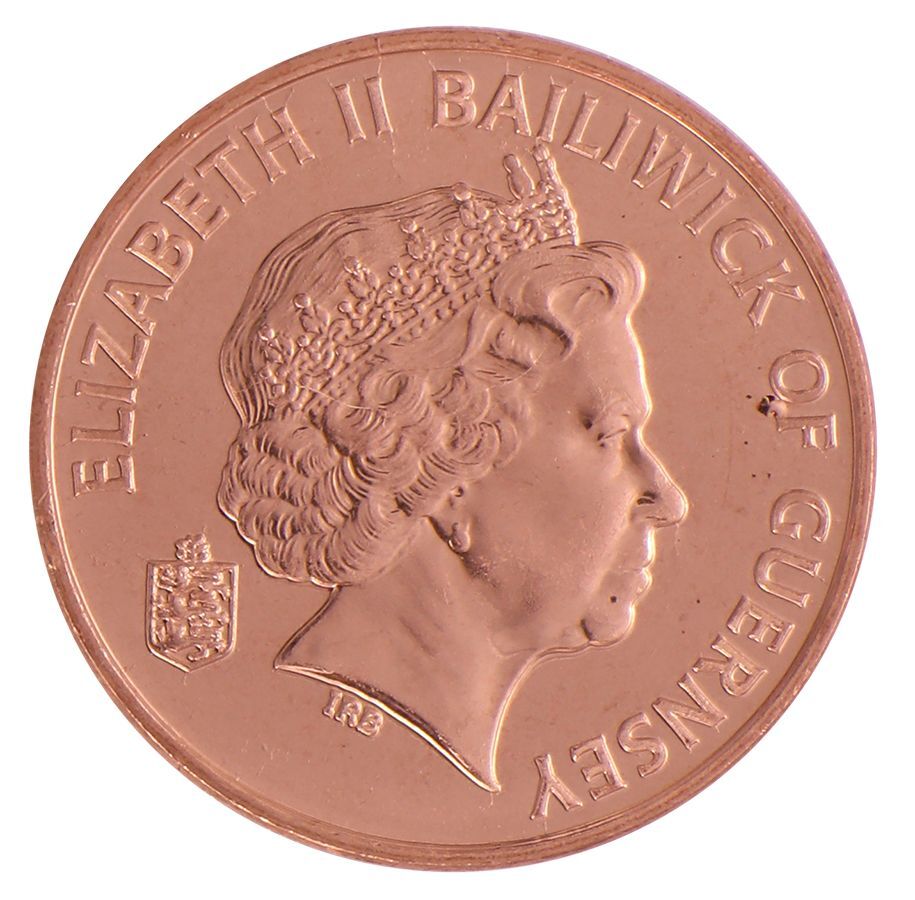 Guernsey 2 Pence, 2011, KM #96, Mint
