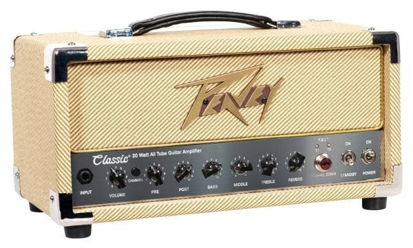 Peavey Classic® 20 MH Guitar Mini Amp Head (Chrome Front Panel)