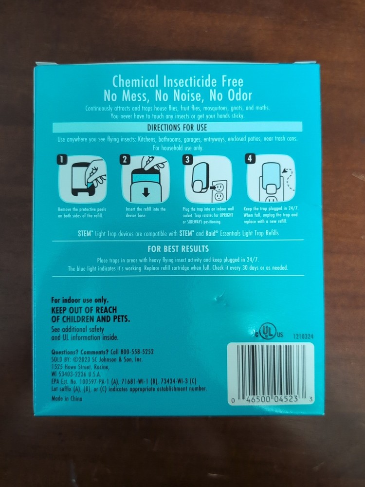 STEM Flying Insects Light Trap Starter Kit - 1 Device + 1 Refill