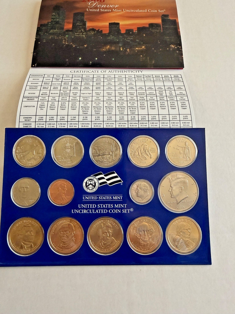 2008 US Mint P & D Uncirculated set