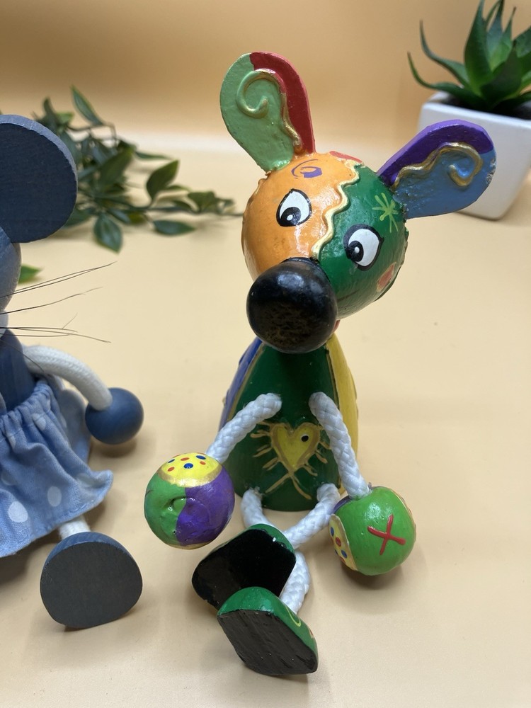 Wooden Toy Mouse Mice