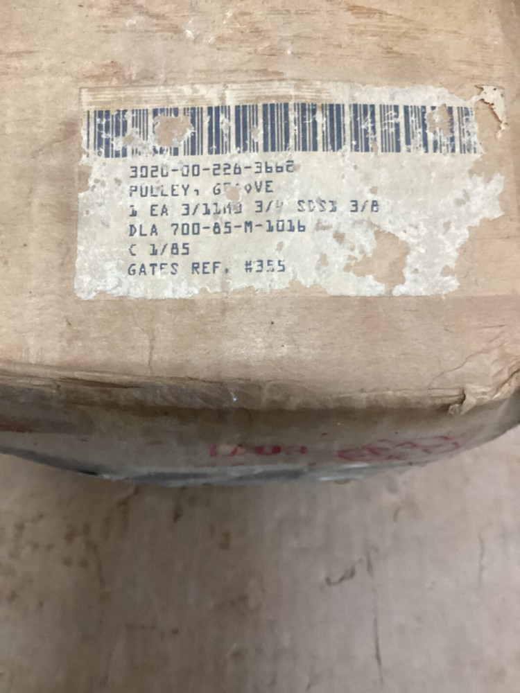 3-Belt pulley w/compression coupler w/hardware/Rheem pn#D21468