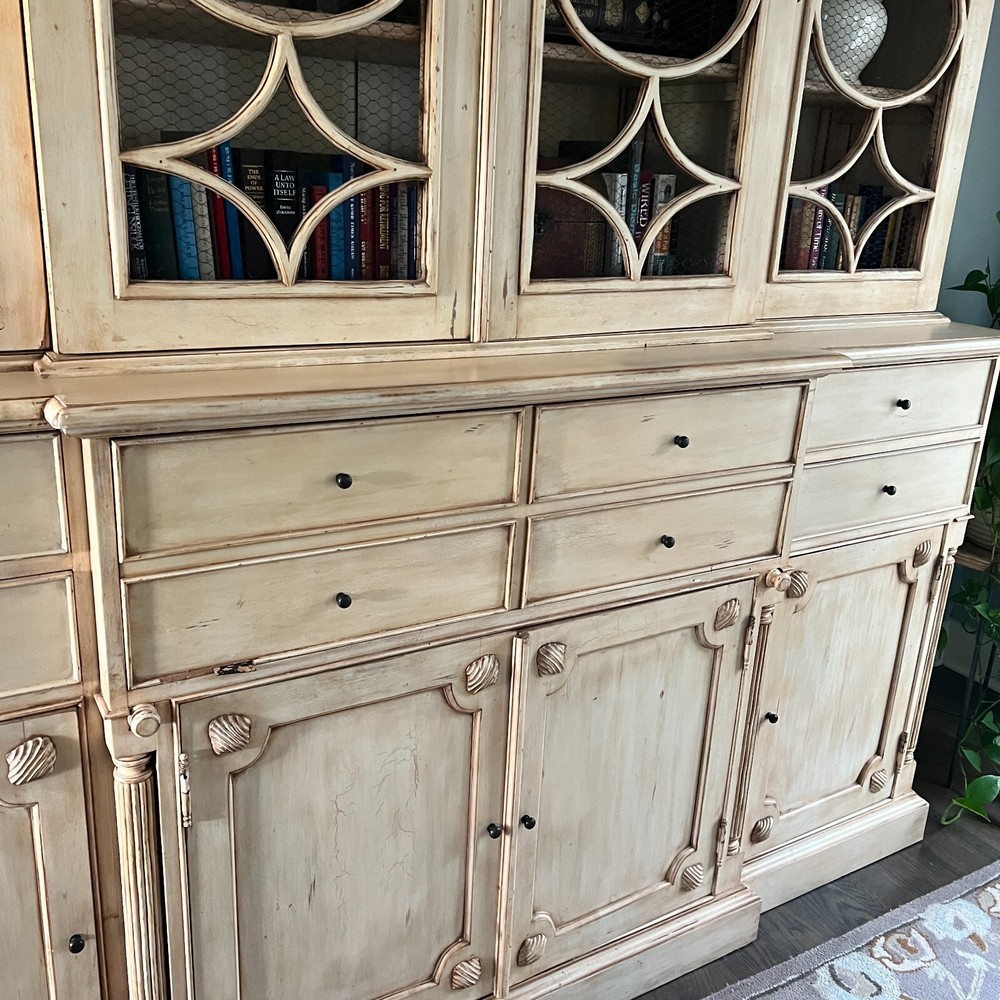 French Country Buffet with Secretary Pull Out