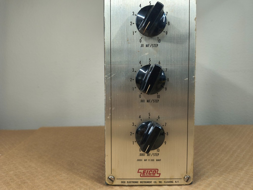 Eico Electronic Instrument Co. Capacitance Decade Box Model 1180 Test Device
