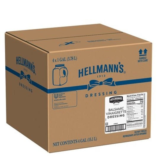 Hellmann's Classic Balsamic Dressing Bulk, 1 Gallon, 4 Per Case