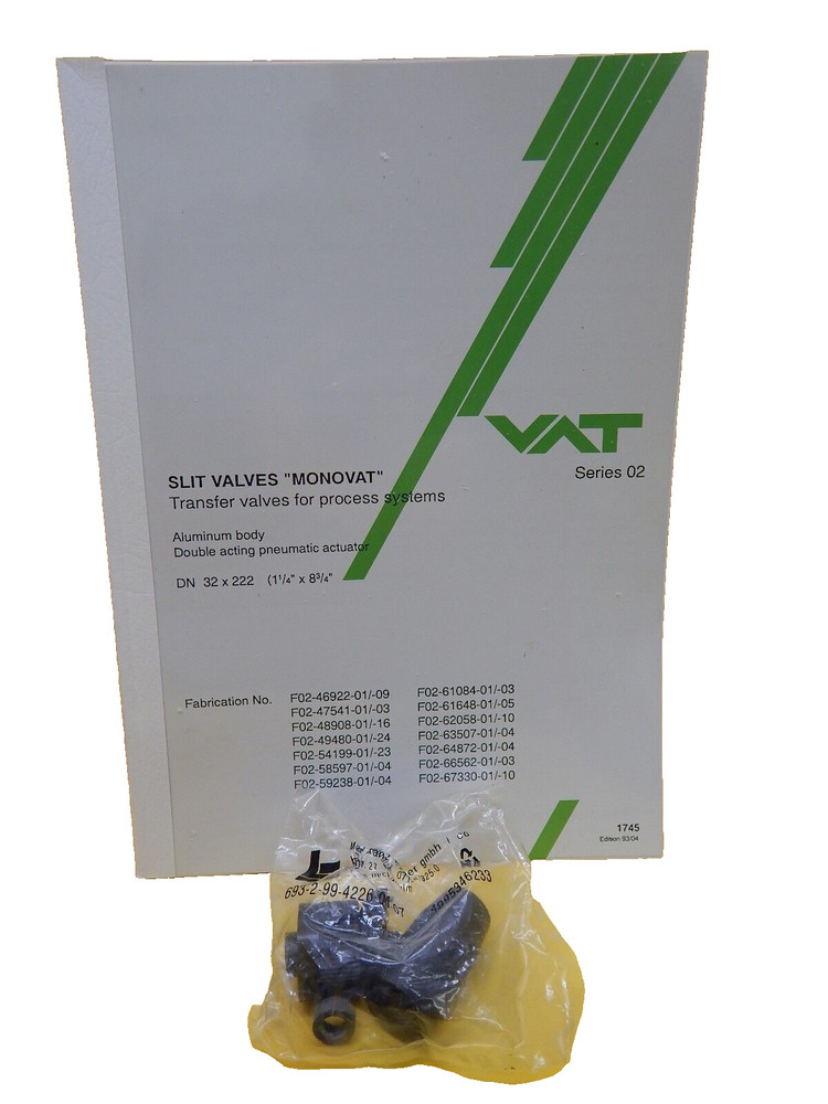 VAT 02009-ZA24-1006 Rectangular Slit Valve Monovat New Surplus