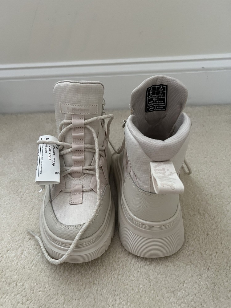 Dr. Martens Canvas Combat Boots