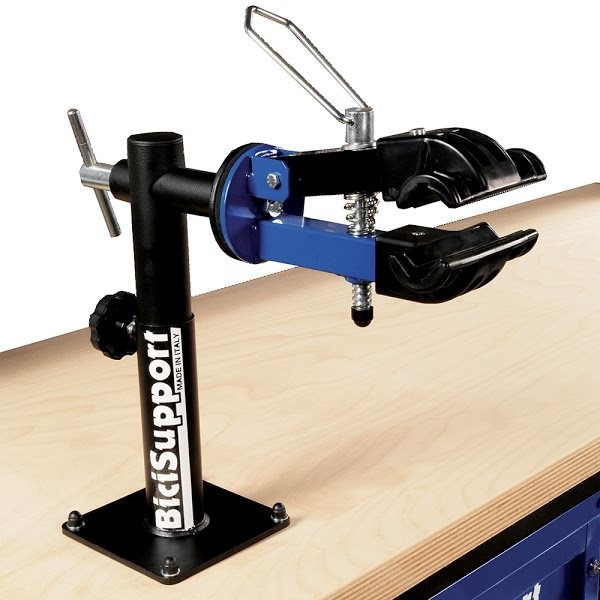 Black / Blue Bench Vise 567009040 Bicycle Workshop Support