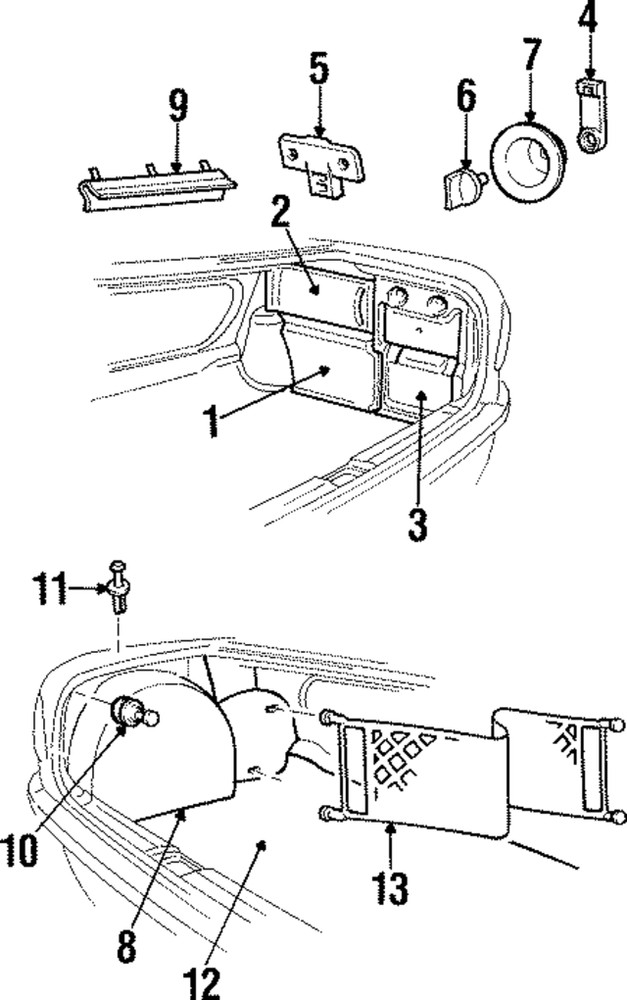 Genuine GM Cargo Net 90492459