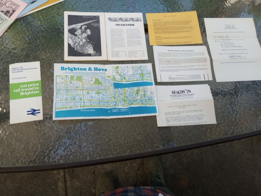 Sci Fi Convention Program Lot. Real Musgrave .Vintage Progress Reports