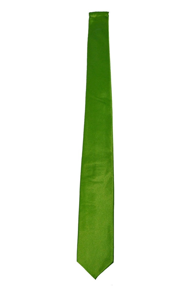 Men's solid color narrow tie width 2 1/2 inches