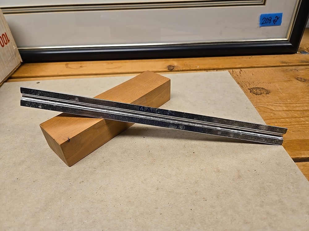 Rare Alcoa Scale Ruler Solid Aluminum Drafting/ Architect Ruler Rare 3 Sided