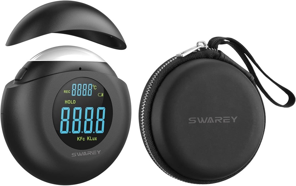 SWAREY Light Meter Digital Illuminance Meter Handheld Ambient Measurer