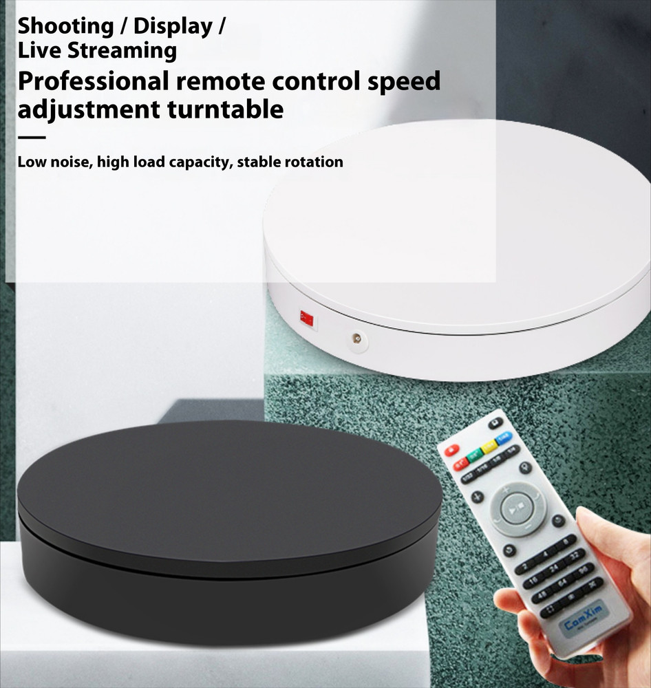 Motorized TurntableVideo PhotographyRotating VisualizerRotating Display Stand