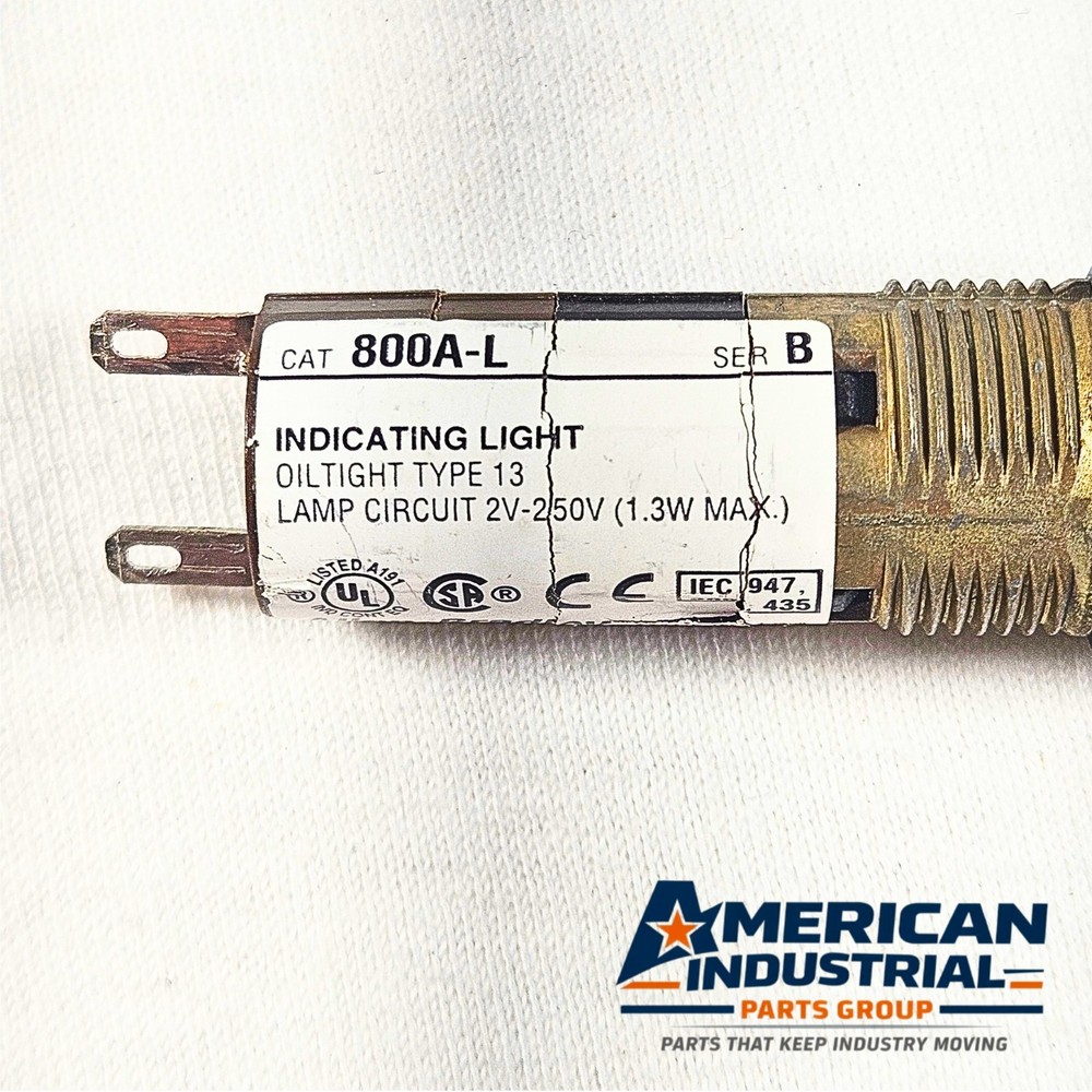 Allen‑Bradley 800A‑L Indicating Light – Used Industrial Panel Indicator