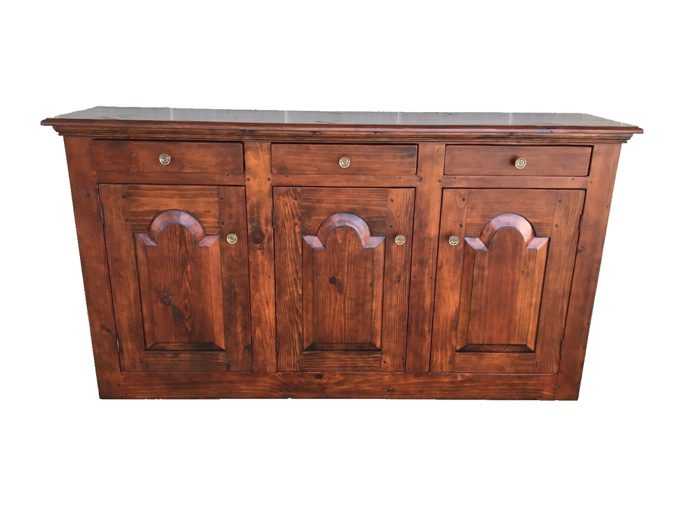 BUCKS COUNTY COLLECTION RUSTIC KNOTTY PINE BUFFET - SIDEBOARD