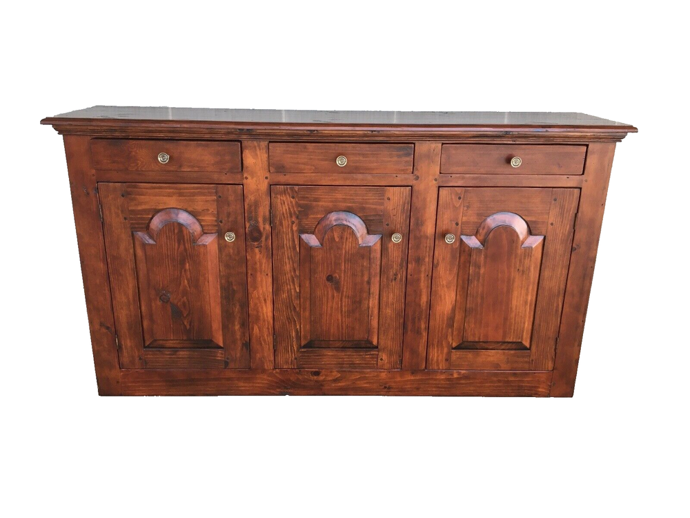 BUCKS COUNTY COLLECTION RUSTIC KNOTTY PINE BUFFET - SIDEBOARD