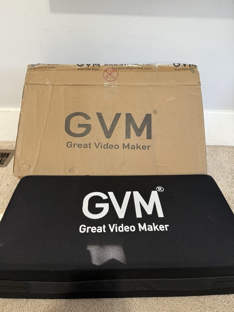 GVM 800D-RGB LED Light Panel (2-Light Kit)