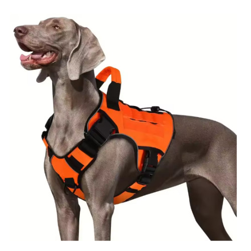 Tactical Dog Harness with Handle – Heavy Duty No-Pull Pet Vest with Adjustable