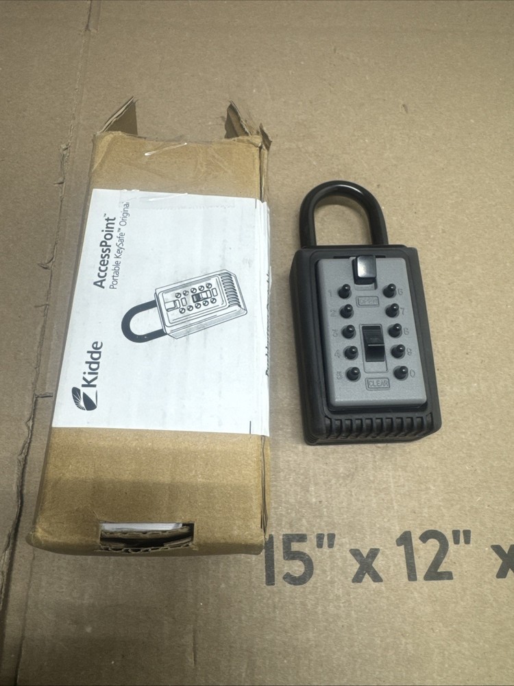 Kidde AccessPoint Security Portable Pushbutton Keysafe, 001166 NOB